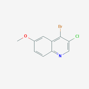 4-Bromo-3-chloro-6-methoxyquinoline图片