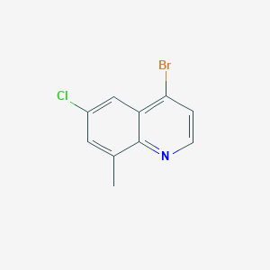 4-Bromo-6-chloro-8-methylquinoline图片