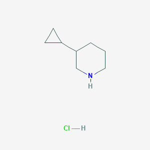 3-cyclopropylpiperidine hydrochloride图片