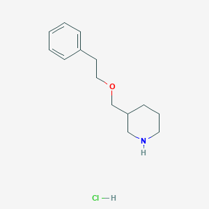 4-[(Phenethyloxy)methyl]piperidinehydrochloride图片