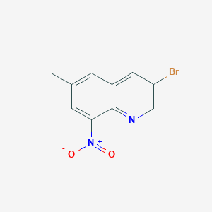 3-Bromo-6-methyl-8-nitroquinoline图片