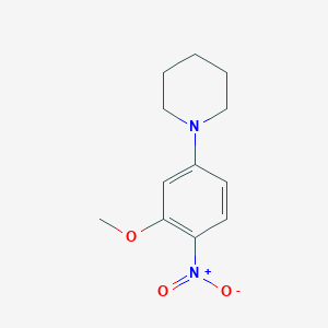 1-(3-Methoxy-4-nitrophenyl)piperidine图片