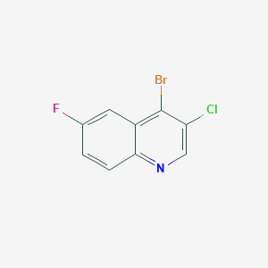 4-Bromo-3-chloro-6-fluoroquinoline图片