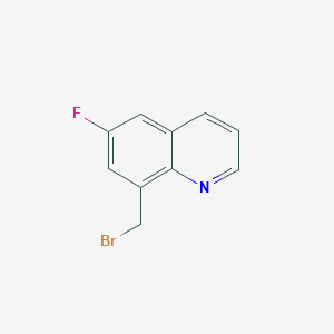 8-(Bromomethyl)-6-fluoroquinoline图片