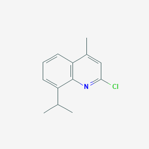 2-chloro-4-methyl-8-(propan-2-yl)quinoline图片