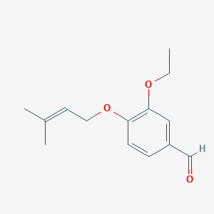 3-Ethoxy-4-[(3-methyl-2-buten-1-yl)oxy]-benzaldehyde图片