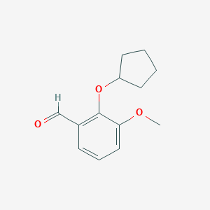 2-Cyclopentyloxy-3-methoxy-benzaldehyde图片