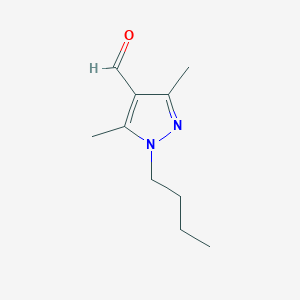 1-Butyl-3,5-dimethyl-1H-pyrazole-4-carbaldehyde图片