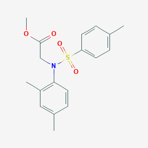 Methyl N-(2,4-dimethylphenyl)-N-[(4-methylphenyl)sulfonyl]glycinate图片