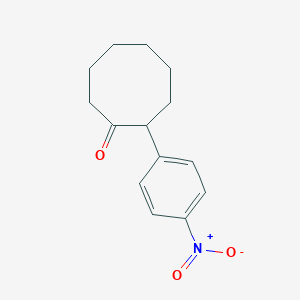 2-(4-Nitrophenyl)cyclooctan-1-one图片