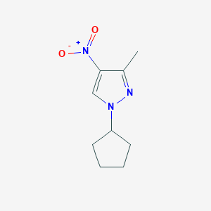 1-cyclopentyl-3-methyl-4-nitro-1H-pyrazole图片