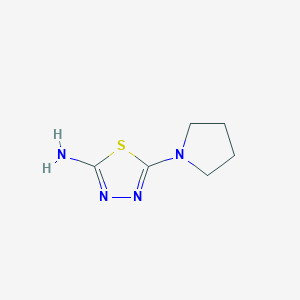 5-pyrrolidin-1-yl-1,3,4-thiadiazol-2-amine图片