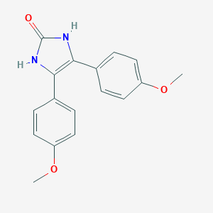 4,5-Bis(4-methoxyphenyl)-1,3-dihydroimidazol-2-one图片