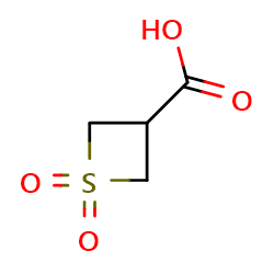 1,1-dioxo-1λ?-thietane-3-carboxylicacid图片