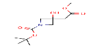 tert-butyl3-hydroxy-3-(2-methoxy-2-oxoethyl)azetidine-1-carboxylate图片