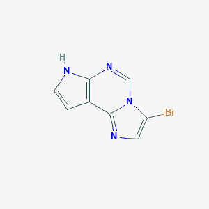 3-BROMO-7H-IMIDAZO[1,2-C]PYRROLO[3,2-E]PYRIMIDINE图片