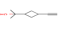 2-(3-ethynylcyclobutyl)propan-2-ol图片