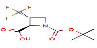 (2R,3R)-1-tert-butoxycarbonyl-3-(trifluoromethyl)azetidine-2-carboxylicacid图片