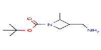 tert-butyl3-(aminomethyl)-2-methylazetidine-1-carboxylate图片