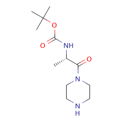 tert-butylN-[(2S)-1-oxo-1-(piperazin-1-yl)propan-2-yl]carbamate图片