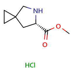 methyl(6S)-5-azaspiro[2,4]heptane-6-carboxylatehydrochloride图片