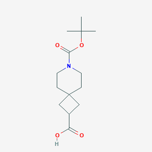 7-(Tert-butoxycarbonyl)-7-azaspiro[3,5]nonane-2-carboxylicacid图片