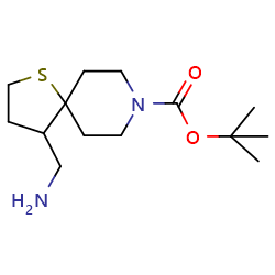 tert-butyl4-(aminomethyl)-1-thia-8-azaspiro[4,5]decane-8-carboxylate图片