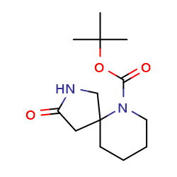 Tert-butyl3-oxo-2,6-diazaspiro[4,5]decane-6-carboxylate图片