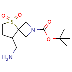 tert-butyl8-(aminomethyl)-5-thia-2-azaspiro[3,4]octane-2-carboxylate5,5-dioxide图片
