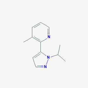 2-(2-Isopropylpyrazol-3-yl)-3-methylpyridine图片