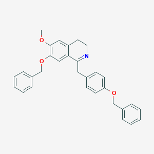 3,4-Dihydro-6-methoxy-7-(phenylmethoxy)-1-[[4-(phenylmethoxy)phenyl]methyl]-isoquinoline图片