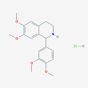 1-(3,4-Dimethoxyphenyl)-6,7-dimethoxy-1,2,3,4-tetrahydroisoquinoline hydrochloride图片