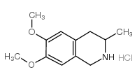 6,7-Dimethoxy-3-methyl-1,2,3,4-tetrahydroisoquinoline Hydrochloride图片