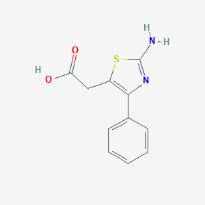 (2-Amino-4-phenyl-1,3-thiazol-5-yl)acetic acid图片