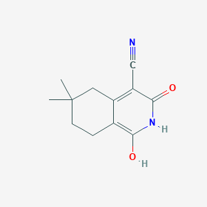 4-Cyano-1,3-dihydroxy-6,6-dimethyl-5,6,7,8-tetrahydroisoquinoline图片