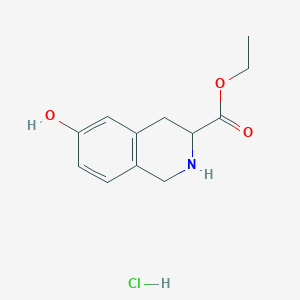Ethyl 6-Hydroxy-1,2,3,4-tetrahydroisoquinoline-3-carboxylate Hydrochloride图片