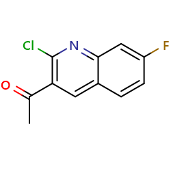 1-(2-chloro-7-fluoroquinolin-3-yl)ethan-1-one图片