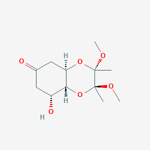 (2S,3S,4aR,8R,8aR)-Hexahydro-8-hydroxy-2,3-dimethoxy-2,3-dimethyl-1,4-benzodioxin-6(5H)-one图片