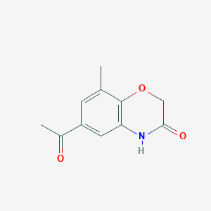 6-Acetyl-8-methyl-2H-benzo[b][1,4]oxazin-3(4H)-one图片