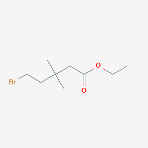 Ethyl 5-bromo-3,3-dimethylpentanoate图片