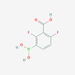 3-Carboxy-2,4-difluorophenylboronic acid图片