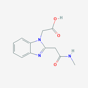 (2-Methylcarbamoylmethyl-benzoimidazol-1-yl)-acetic acid图片