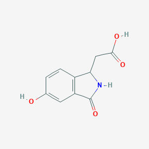 (5-Hydroxy-3-oxo-2,3-dihydro-1H-isoindol-1-yl)-acetic acid图片