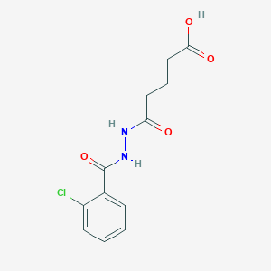5-[N'-(2-Chloro-benzoyl)-hydrazino]-5-oxo-pentanoic acid图片