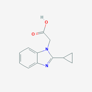 (2-cyclopropyl-1H-benzimidazol-1-yl)acetic acid图片
