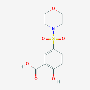 2-hydroxy-5-(morpholin-4-ylsulfonyl)benzoic acid图片