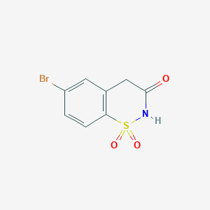 6-Bromo-3,4-dihydro-2h-1,2-benzothiazine-1,1,3-trione图片