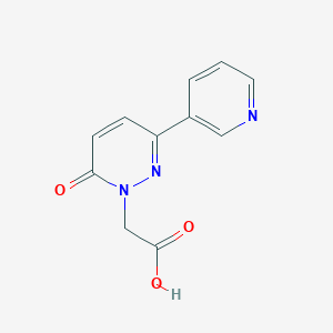 (6-Oxo-3-pyridin-3-ylpyridazin-1(6{H})-yl)acetic acid图片