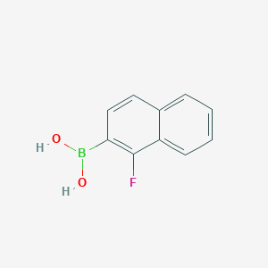 (1-fluoronaphthalen-2-yl)boronic Acid图片