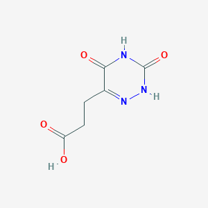 3-(3,5-dioxo-2,3,4,5-tetrahydro-1,2,4-triazin-6-yl)propanoic acid图片